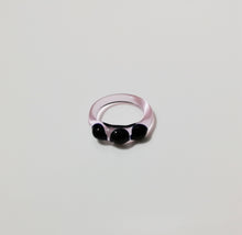 Cargar imagen en el visor de la galería, Anillo Corona Mix Rosa-Negro
